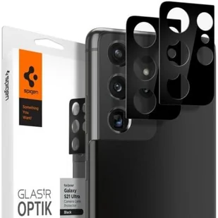 Spigen Szkło Optik.TR Camera Lens do Samsung Galaxy S21 Ultra Black AGL02733 - Szkła hartowane na telefon - miniaturka - grafika 9