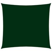 Parasole ogrodowe - vidaXL Lumarko Żagiel przeciwsłoneczny, tkanina Oxford, kwadrat, 5x5 m, zieleń 135471 - miniaturka - grafika 1