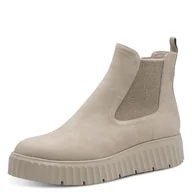 Botki damskie - Tamaris Damskie sztyblety typu boot-25420-45, jasnoszare, 42 EU, jasnoszary, 42 EU - miniaturka - grafika 1