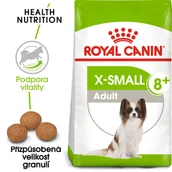 Sucha karma dla psów - Royal Canin X-Small Adult 8+ 0,5 kg - miniaturka - grafika 1