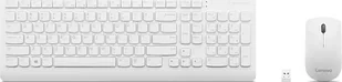 Lenovo Zestaw bezprzewodowy klawiatura i mysz Lenovo 510 biały - Zestawy myszka + klawiatura - miniaturka - grafika 1