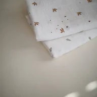 Rożki i beciki - Mushie Otulacz z Organicznej Bawełny Sparrow - miniaturka - grafika 1
