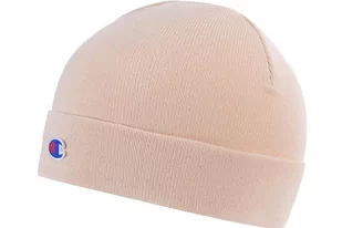 Czapka unisex Champion Beanie beżowa - Czapki damskie - miniaturka - grafika 1