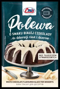Emix Polewa o smaku białej czekolady 100 g - Chipsy - miniaturka - grafika 1
