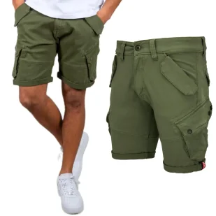 Spodenki Alpha Industries Combat Short 116210 142 - Ciemnooliwkowe 36 - Odzież taktyczna i umundurowanie - miniaturka - grafika 1