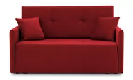 Sofy i kanapy - Sofa z funkcją spania, amerykanka, Drim, 137x99x82 cm, czerwony - miniaturka - grafika 1