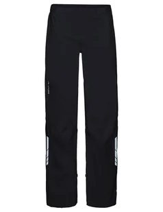 Spodnie rowerowe przeciwdeszczowe męskie długie VAUDE Men's Moab Rain Pants czarne - Spodnie męskie Spodnie rowerowe przeciwdeszczowe męskie długie VAUDE Men's Moab Rain Pants czarne - Spodnie męskie - miniaturka - grafika 1