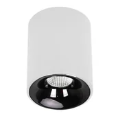 Lampy sufitowe - Metalowa lampa sufitowa Tom LP-4848/1RM WH LED 5W 3000-6000K biała czarna - miniaturka - grafika 1