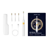 Szczoteczki elektryczne - Soocas Aura PT1 4 końcówki i etui biała - miniaturka - grafika 1
