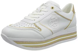 Sneakersy damskie - bugatti Damskie sneakersy 431880085055, białe złoto, 41 EU - grafika 1