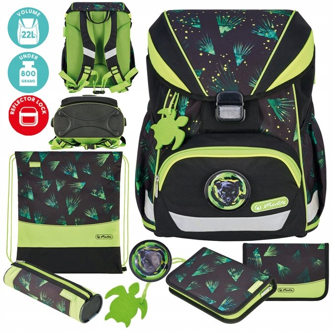 Zestaw tornister plecak Ultralight XL Plus 22l Jungle Explorer Herlitz