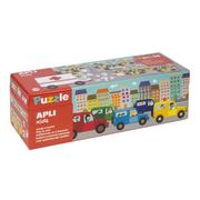 Puzzle - Apli Kids Kids - Puzzle do Nauki Dodawania Kids - Autka 5+ - miniaturka - grafika 1