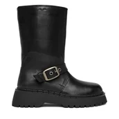 Botki damskie - Botki G-Star Raw EO-BAHAR Czarny - miniaturka - grafika 1