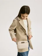 Moda i Uroda OUTLET - Reserved - Mała torebka z imitacji skóry - złamana biel - miniaturka - grafika 1
