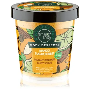 Organic Shop Body Desserts Peeling do ciała Mango Sugar Sorbet 450 ml SIBERICA - Peelingi do ciała - miniaturka - grafika 1
