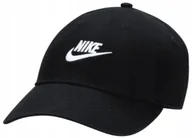 Czapki i chusty sportowe męskie - Czapka z daszkiem NIKE bejsbolówka klasyczna unisex czarna r. S/M - miniaturka - grafika 1