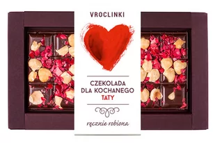 Czekolada gorzka z żurawiną i orzechami laskowymi - serce dla taty - Czekolada - miniaturka - grafika 1