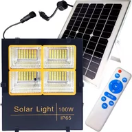 Lampy ogrodowe - LAMPA SOLARNA ŚCIENNA MOCNA SOLAR Z CZUJNIKIEM ZMIERZCHU COB PANEL LED IP65 - miniaturka - grafika 1