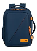 Plecaki - Plecak podręczny American Tourister Take2Cabin MS do Wizz Air - navy / radiant orange - miniaturka - grafika 1