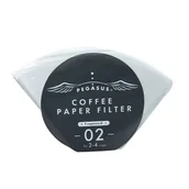 Akcesoria i części AGD - Filtry do HARIO Pegasus V60-02 100szt. - BIAŁE - miniaturka - grafika 1