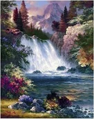 Malowanie po numerach - Diamentowa mozaika wodospad 52766 Norimpex - miniaturka - grafika 1