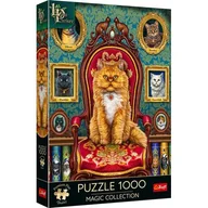 Puzzle - Puzzle TREFL Premium Plus Quality Magic Collection Kotomania (1000 elementów) - miniaturka - grafika 1