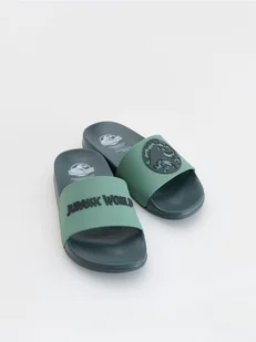 Reserved - Klapki Jurassic Wold - czarny - Buty dla chłopców - miniaturka - grafika 1