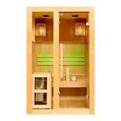 Sauny - Sauna fińska 2-osobowa 120x105 cm piec Harvia 3,5KW Bodo1 - miniaturka - grafika 1