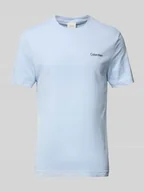 Koszulki męskie - T-shirt z nadrukiem z logo - miniaturka - grafika 1