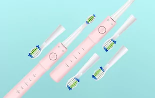 Szczoteczka soniczna do zębów z zestawem końcówek i etui Bitvae BV E11 Pink (różowa) - Szczoteczki elektryczne - miniaturka - grafika 3
