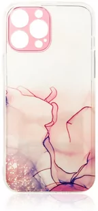 Marble Case etui do Samsung Galaxy A12 5G żelowy pokrowiec marmur różowy - Etui i futerały do telefonów - miniaturka - grafika 1
