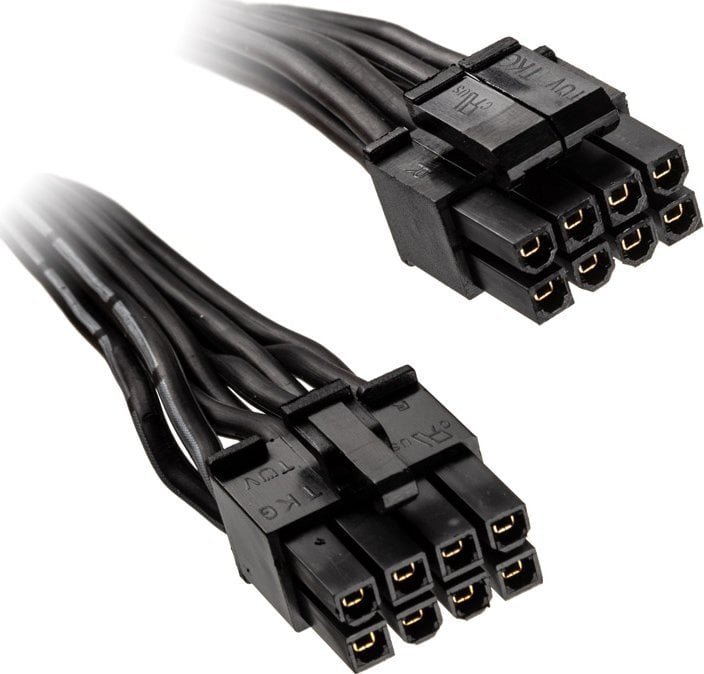 SilverStone ATX/EPS 8-pin - ATX/EPS 8-pin, 0.35m, Czarny SST-PP06BE-EPS35