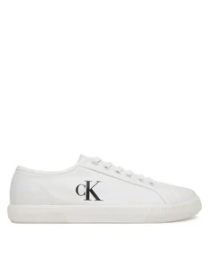 Calvin Klein Jeans Tenisówki Ess Vulc Low Cv Mg Wn YW0YW01762 Czarny - Trampki damskie - miniaturka - grafika 1