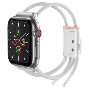 Baseus pasek opaska bransoleta do Apple Watch 38 mm / 40 mm biały (LBAPWA4-A24) - Akcesoria do smartwatchy - miniaturka - grafika 7