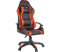 Fotele gamingowe - Fotel gamingowy VARR Zolder czarny/czerwony - miniaturka - grafika 1