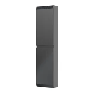 Słupek łazienkowy Oristo Brylant 40x160x17 cm czarny mat OR36-SB2D-40-8R - Szafki łazienkowe - miniaturka - grafika 1