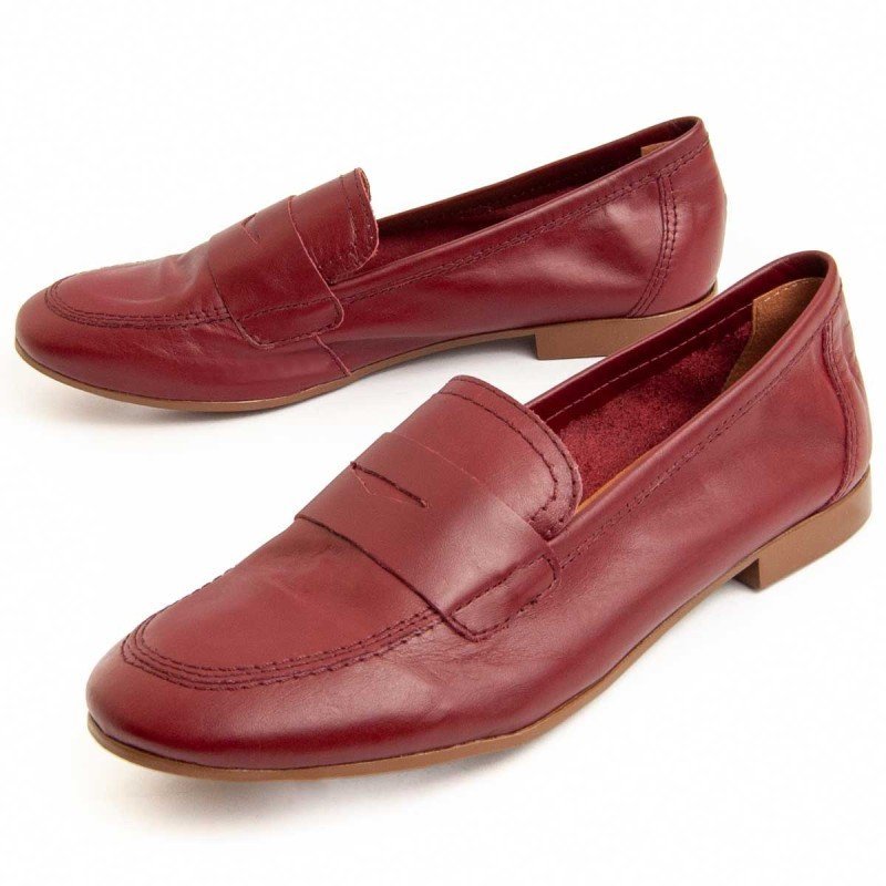 Purapiel Mokasyn Moccasia Bordeaux