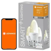 Halogeny - LEDVANCE Inteligentna żarówka LED LEDVANCE 485891 5W E14 Wi-Fi 3 szt.) | 485891 - miniaturka - grafika 1