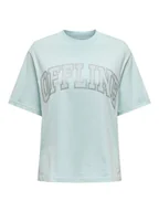 Koszulki i topy damskie - ONLY Koszulka w kolorze turkusowym - miniaturka - grafika 1