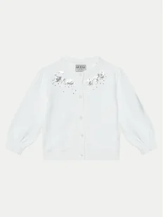 Guess Kardigan K5RR03 Z3820 Biały Regular Fit - Swetry damskie - miniaturka - grafika 1
