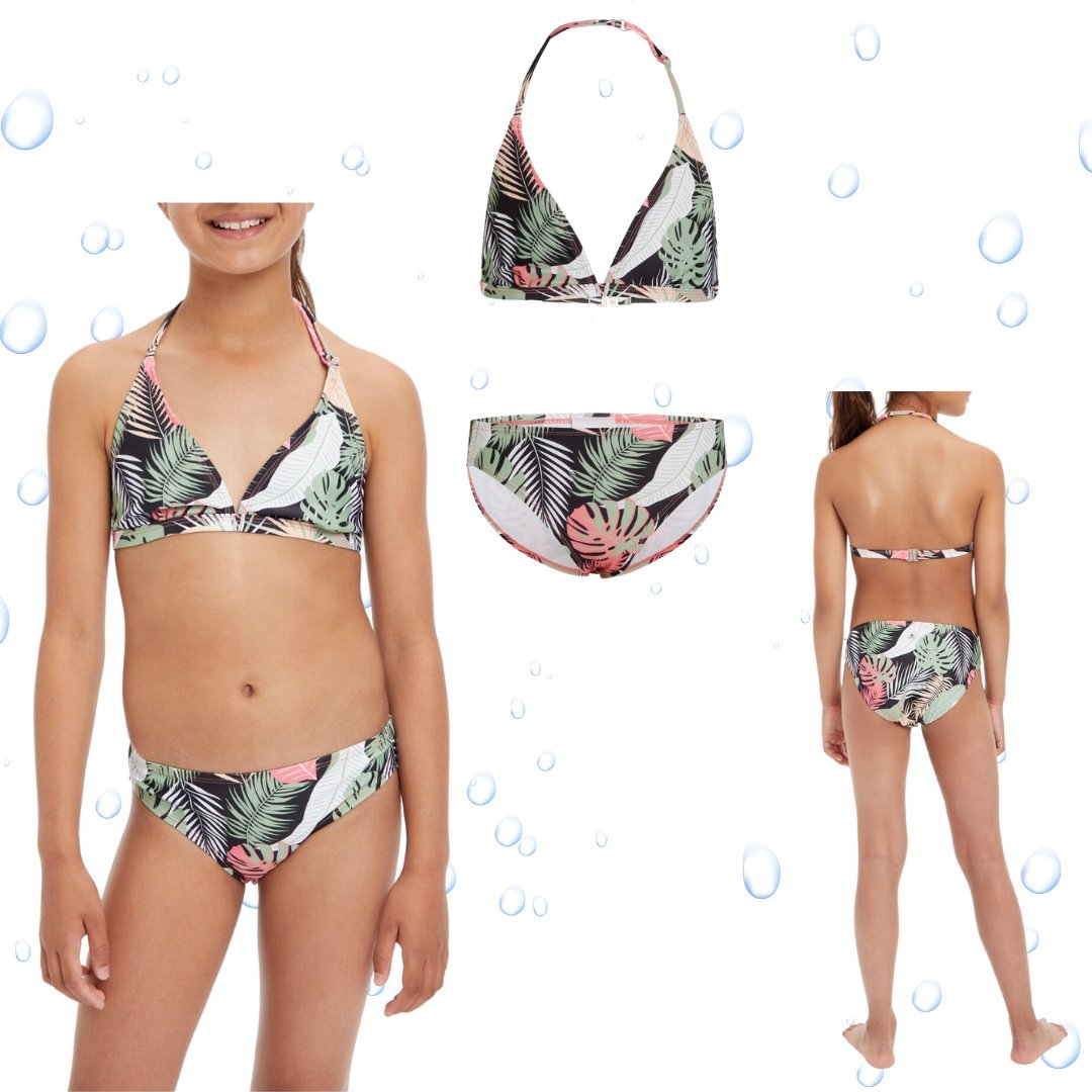 Strój kąpielowy dwuczęściowy dla dziewcząt Firefly Beach Sita 422180 r.164