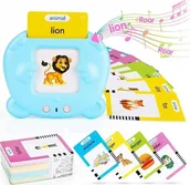 Zabawki interaktywne dla dzieci - OEM Urządzenie do nauki angielskiego - Miś BLUE / NIEBIESKI - miniaturka - grafika 1