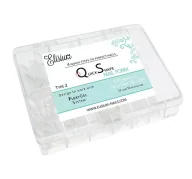 Akcesoria do paznokci - Elisium Elisium Quick Shape Nail Form Formy do przedłużania paznokci do flexygel Typ 2 - miniaturka - grafika 1