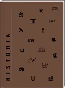 Brulion tematyczny HISTORIA A5 80k zeszyt TWARDY - Zeszyty szkolne - miniaturka - grafika 1