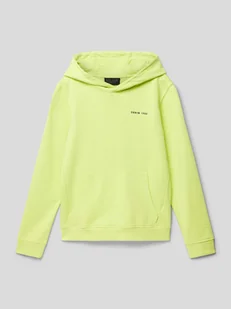 Bluza z kapturem z elastycznymi wykończeniami - Swetry dla chłopców - miniaturka - grafika 1