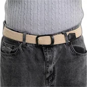 Paski - Pasek mocny elastyczny parciany męski damski pleciony do spodni taktyczny - miniaturka - grafika 1