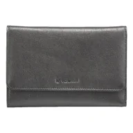 Portfele - Zgrabny portfel damski Valentini Metallic P62 - srebrny - miniaturka - grafika 1