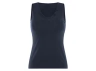 Koszulki i topy damskie - esmara® Koszulka na ramiączkach damska z bawełny (Granatowy, M(40/42)) - miniaturka - grafika 1