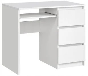 Biurko Szkolne Komputerowe 3 Szuflady Heini Biały - Biurka dla dzieci - miniaturka - grafika 1