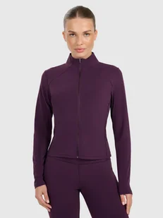 4F Bluza rozpinana bez kaptura damska - fioletowa L - Bluzy damskie 4F Bluza rozpinana bez kaptura damska - fioletowa L - Bluzy damskie - miniaturka - grafika 1